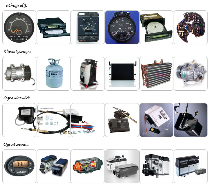 Auto meter tachografy klimatyzacje ogrzewania ograniczniki